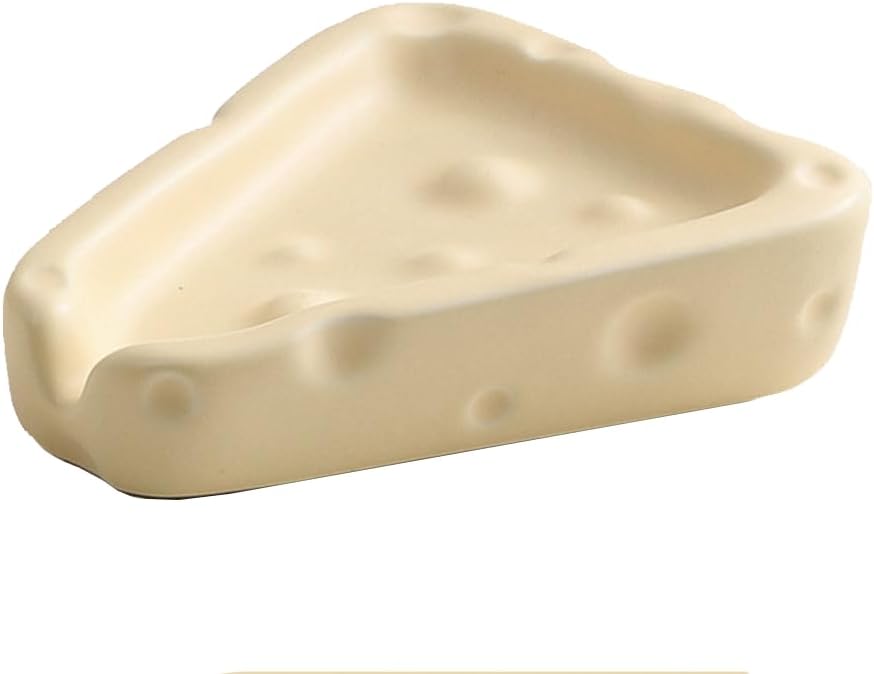 123Arts Ceramic Cheese Soap Holder Drainer