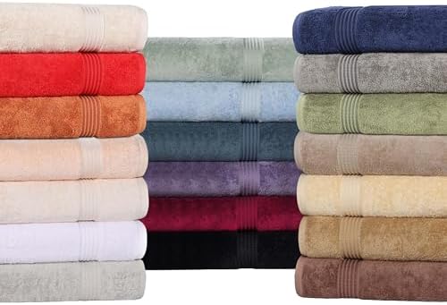 Superior Egyptian Cotton Bath Towel Set Set of 2 White