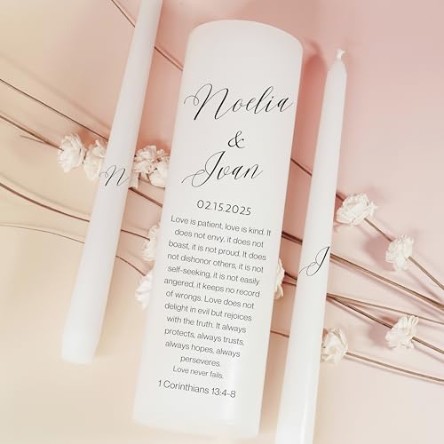 Lightit Studio Unity Candles Wedding Set 3x9 and 10 Taper Candles