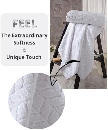 BAGNO MILANO Turkish Bath Towel Set 4pcs Quick Dry