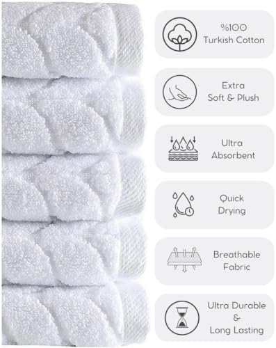 BAGNO MILANO Turkish Bath Towel Set 4pcs Quick Dry