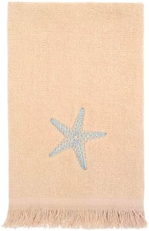 Avanti Linens Fingertip Cotton Towel With Rattan Design