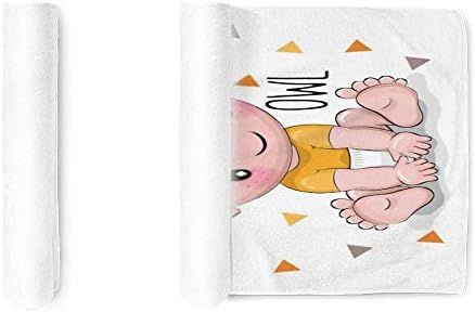 Hapuxt Baby Boy Owl Hat Bath Towel 30x15inch