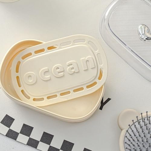 Portable Soap Dish with Drain Hole for Travel