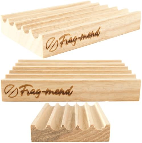Handcrafted Wooden Soap Tray - Made in USA Ash Wood Slip Resistant