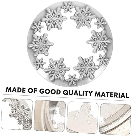 BEBEMOKO Vintage Snowflake Candle Jar Cover
