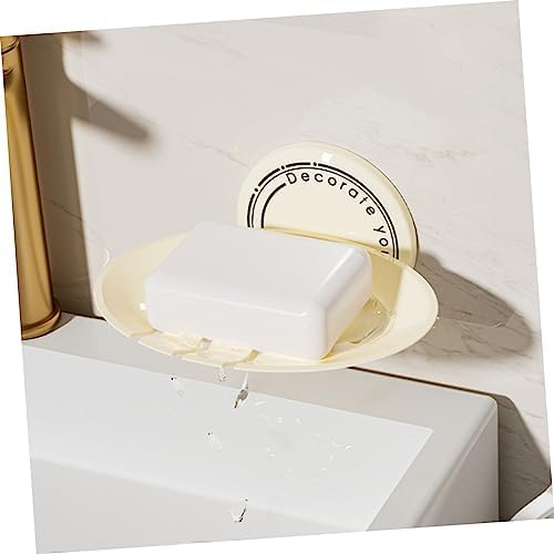 Wall-Mounted Soap Bar Holder with Drainage System