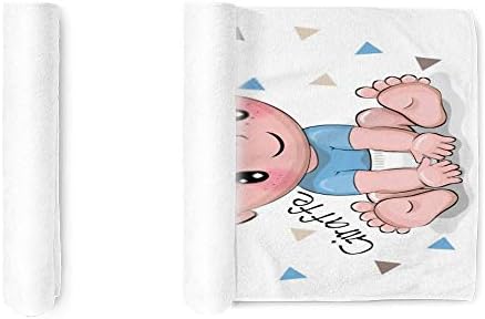 Hapuxt Giraffe Pattern Bath Towel 30x15inch Lightweight Quick-Dry