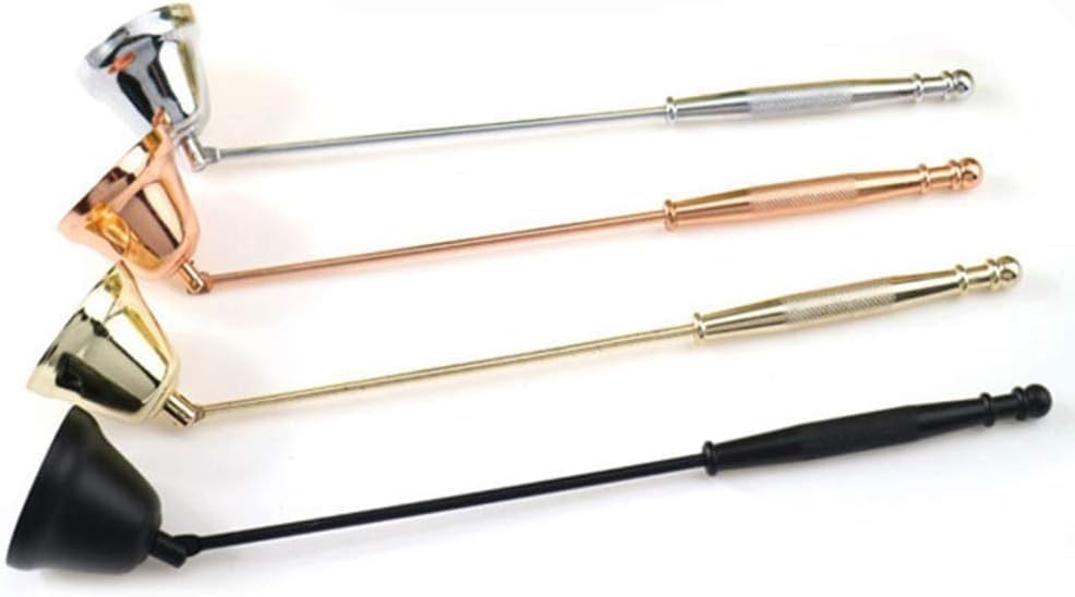 Elegant Gold Candle Snuffer with Long Handle