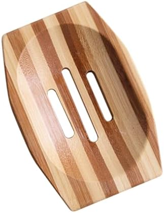 Unomor Natural Bamboo Soap Box Retro Soap Holder