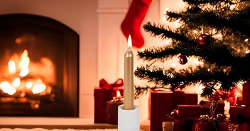 Biedermann Sons 20-Pack Gold Metallic Chime Candles