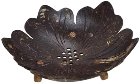 WitnyStore Thailand Coconut Shell Soap Dish Dispenser