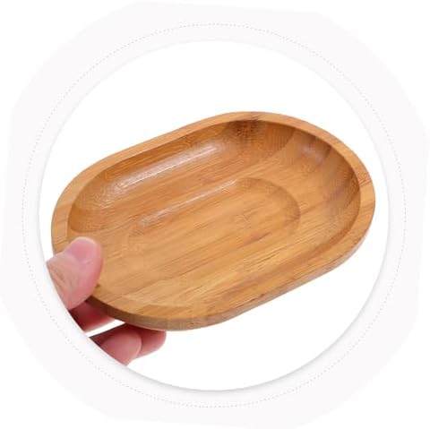 ABOOFAN Rustic Bamboo Soap Holder for Sink