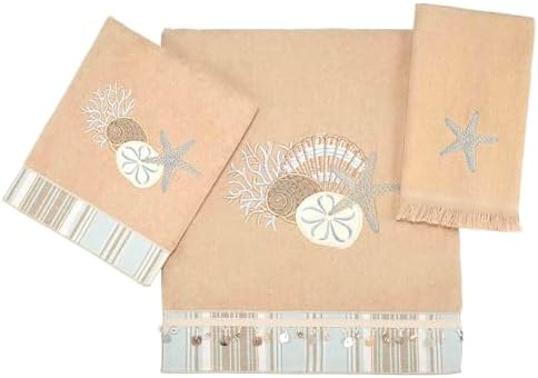 Avanti Linens Fingertip Cotton Towel With Rattan Design