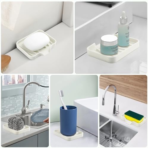 Spofit 2PCS Self-Draining Soap Holder