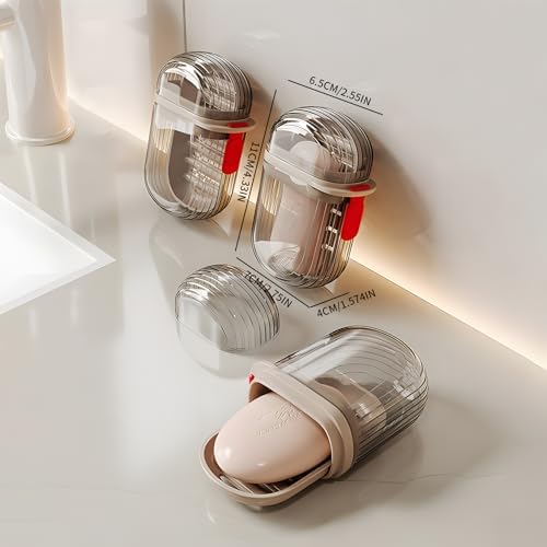 BINGONE Travel Soap Case - Leakproof Portable