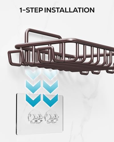Nieifi Stainless Steel Soap Dish with 4 Hooks