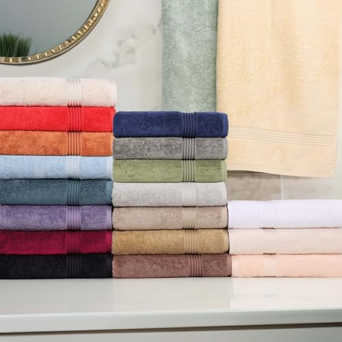 Superior Egyptian Cotton Bath Towel Set Set of 2 White