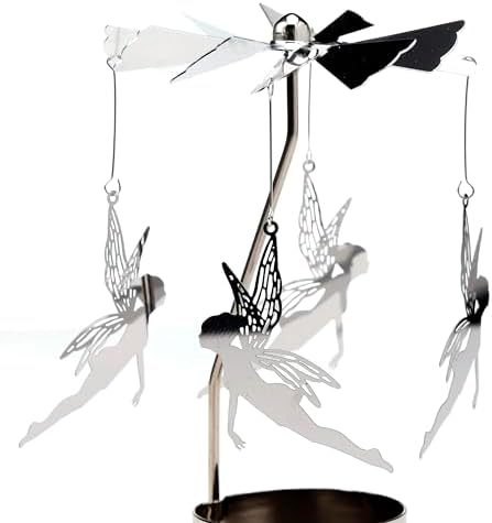 Fairy Rotating Carousel Tea Light Candle Holder
