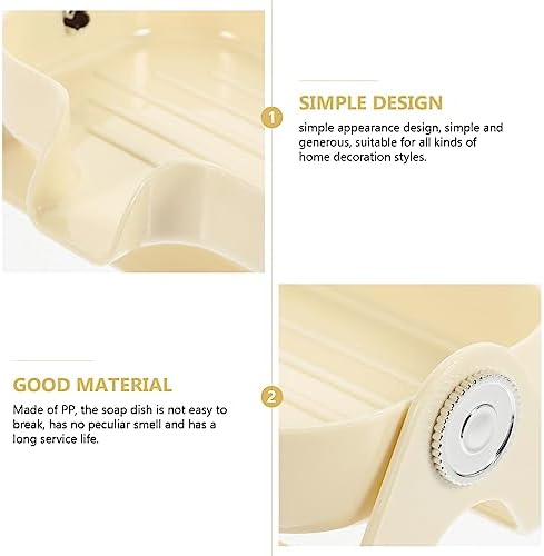 Alipis Modern PP Soap Dish with Self-Draining Design 1