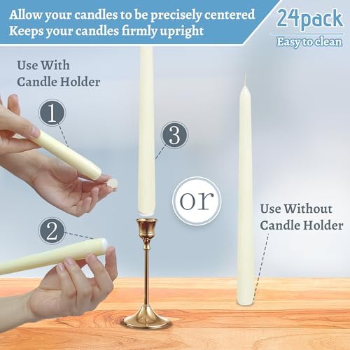 Candle Sticky Dots - Blue Wax Adhesive Dots for Taper Candles