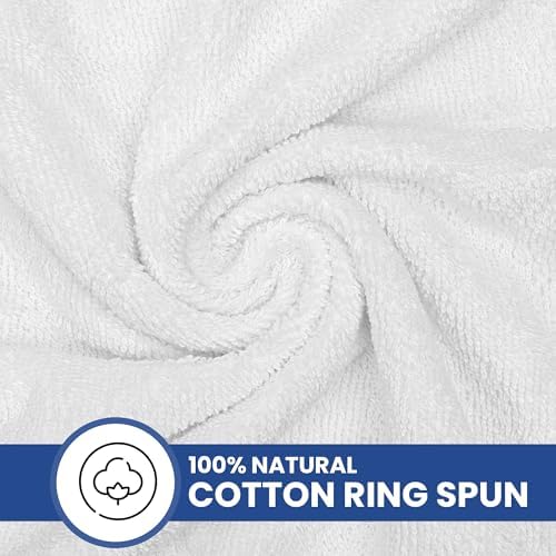 Linteum Textile Supply 100 Cotton Hair Towels Pack of 6