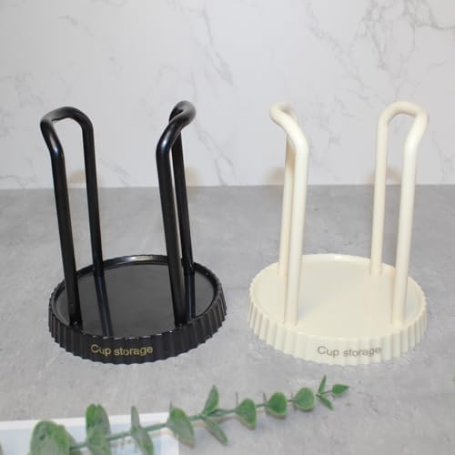 2-Pack Plastic Bathroom Cup Dispenser for 3-7 oz Cups
