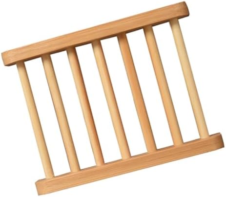 Hemobllo Wooden Soap Holder Natural Design