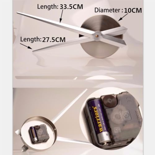 DIY 3D Wall Clock Hands with Quartz Mechanism 1