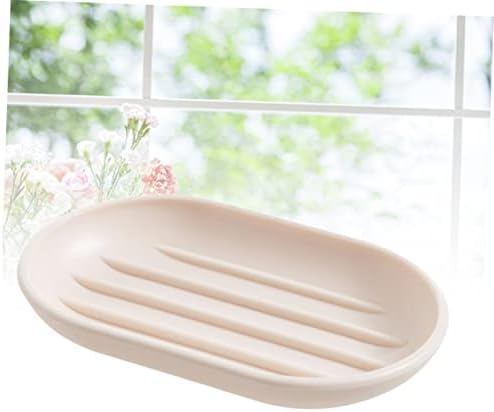 BUGUUYO Oval Soap Dish for Bathroom and Shower