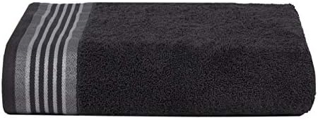 CASA COPENHAGEN He She 6 Piece Towel Set - Silver Grey Dark Grey
