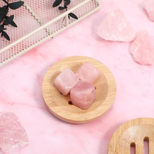 TOPBATHY Bamboo Soap Dish 2pcs Round Bath Holder