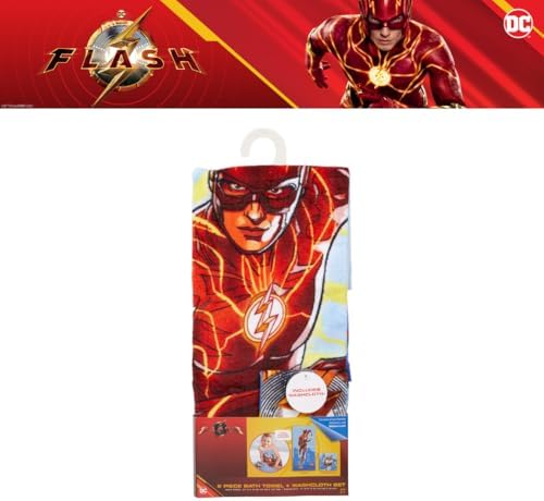 Franco The Flash Kids Bath Towel Set 2 Piece 50x25