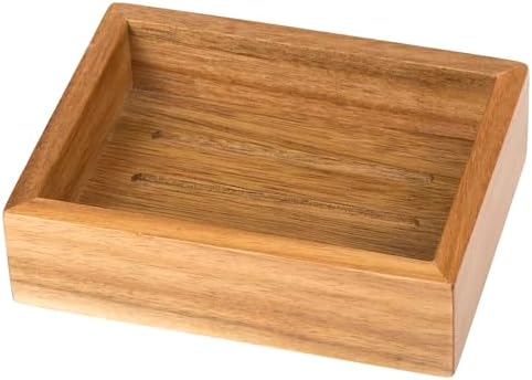 Creative Home Acacia Bath Rectangular Dish Holder