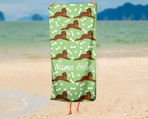 Personalized Pet Golden Retriever Towel for Kids