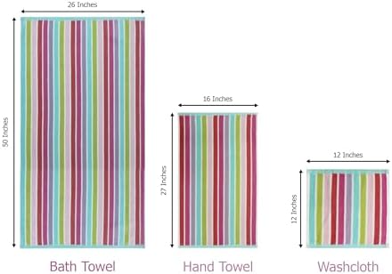 Original Kids 6-Piece Towel Set - Pink Multi
