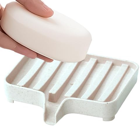 Stylish Soap Holder with Drainage and Storage