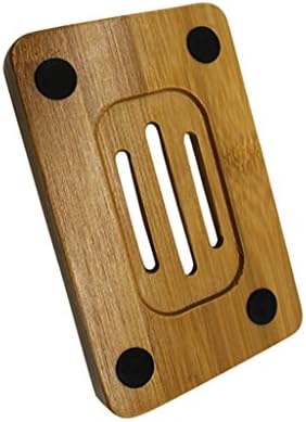 Bamboo Soap Dish Holder Keeps Soap Dry 1