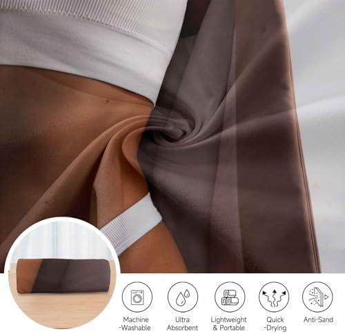 PolXmyxor Magnetic Beach Towel with Buckle 27x52