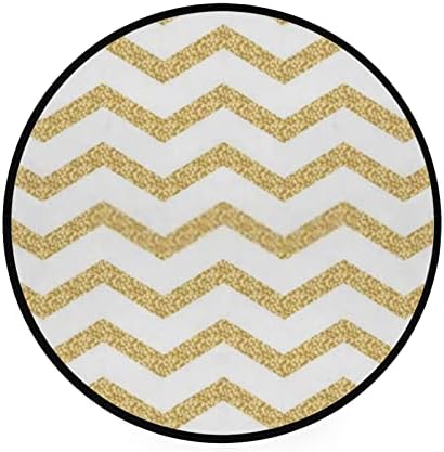 Vantaso 5ft Round Foam Rug for Kids Playroom and Living Room