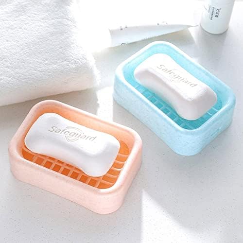 Soaps Bar Holder with Double Layer Design for Bathroom