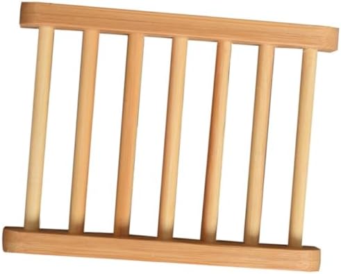 OUNONA Wooden Soap Dish Holder for Bathroom Sink and Shower