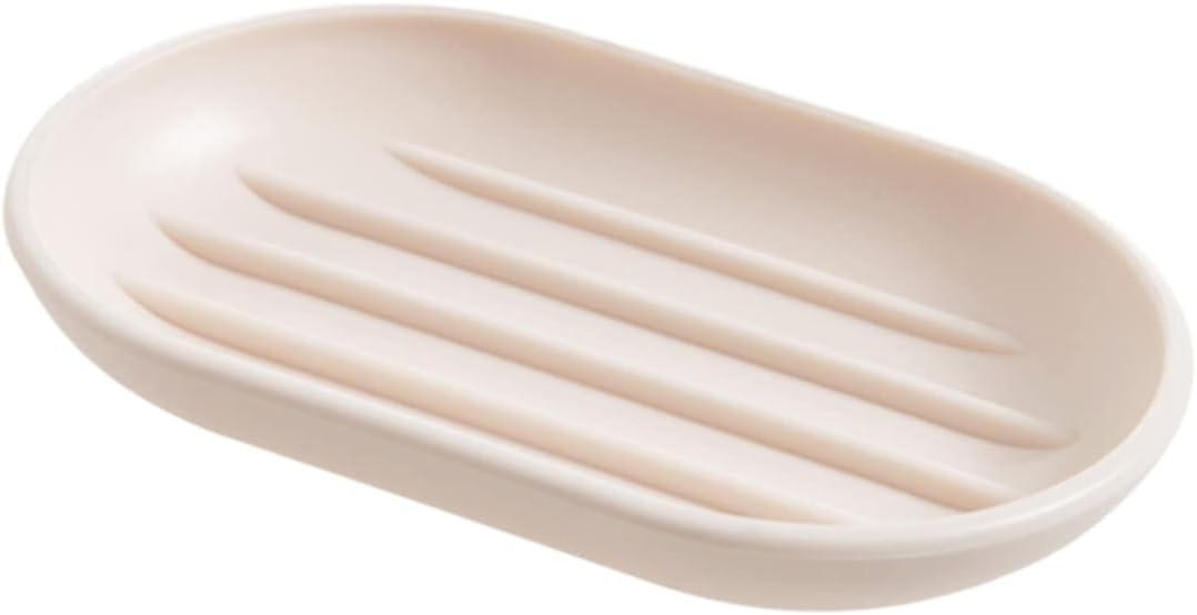 BUGUUYO Oval Soap Dish for Bathroom and Shower