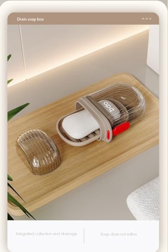 Travel Soap Box Holder Leakproof Plastic Bath Holder