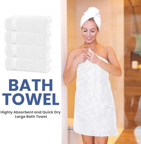 Linteum Textile Supply 100 Cotton Hair Towels Pack of 6