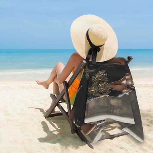 PolXmyxor Magnetic Beach Towel with Buckle 1