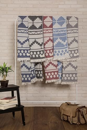 Bersuse 100 Cotton Turkish Towel Set of 3 1
