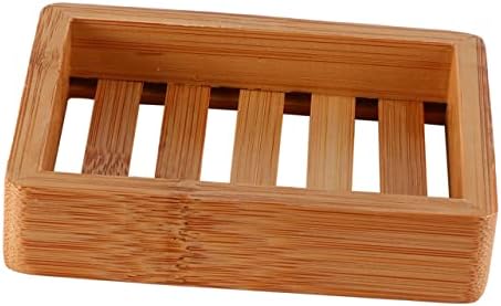 Bamboo Soap Holder with Self Draining Design