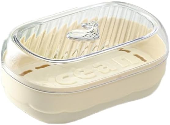 Portable Soap Dish with Drain Hole for Travel