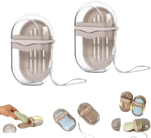 Travel Soap Case with Leakproof and Drainage